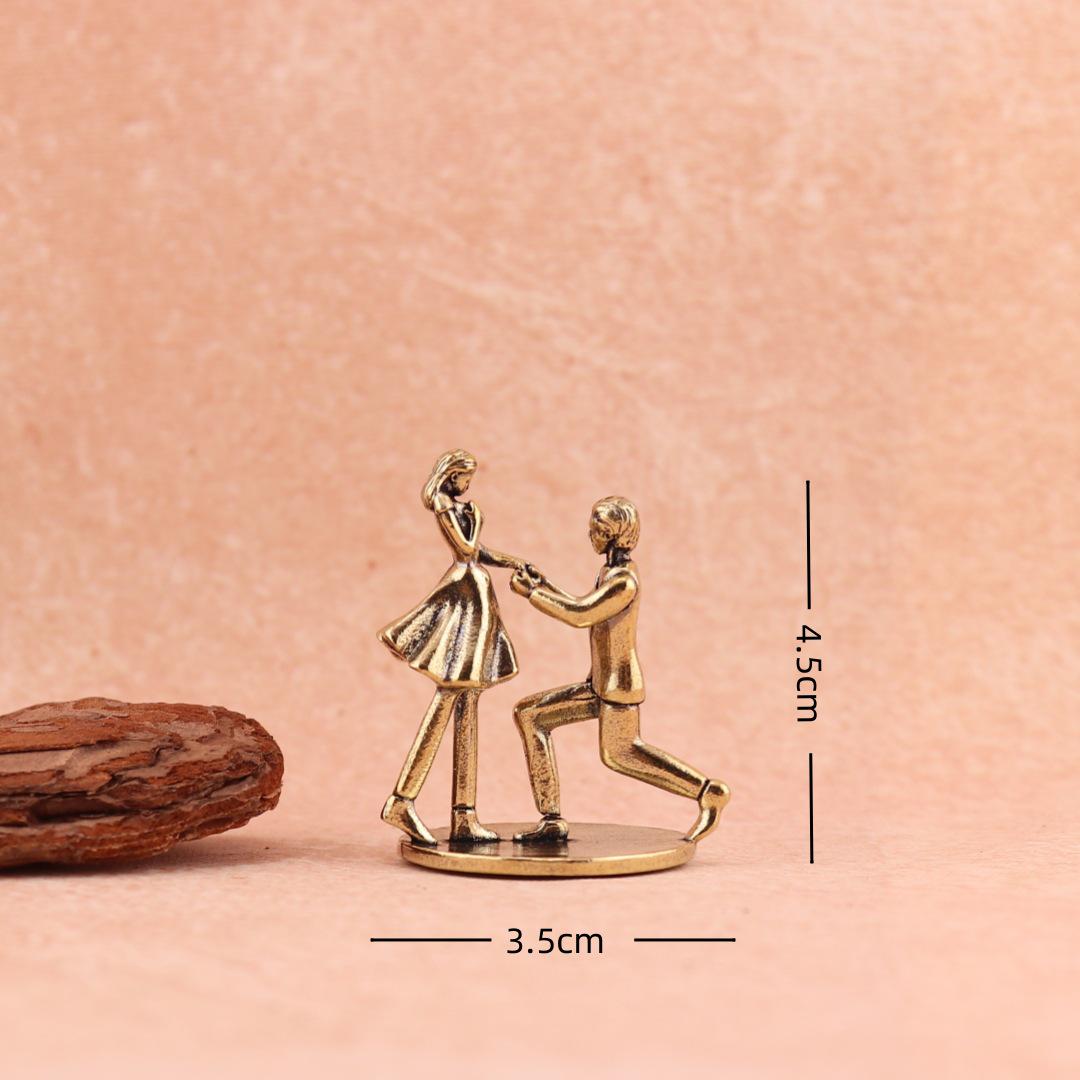 

Декоративное изделие из чистой латуни для пар - Улучшитель счастья для гостиной новобрачных