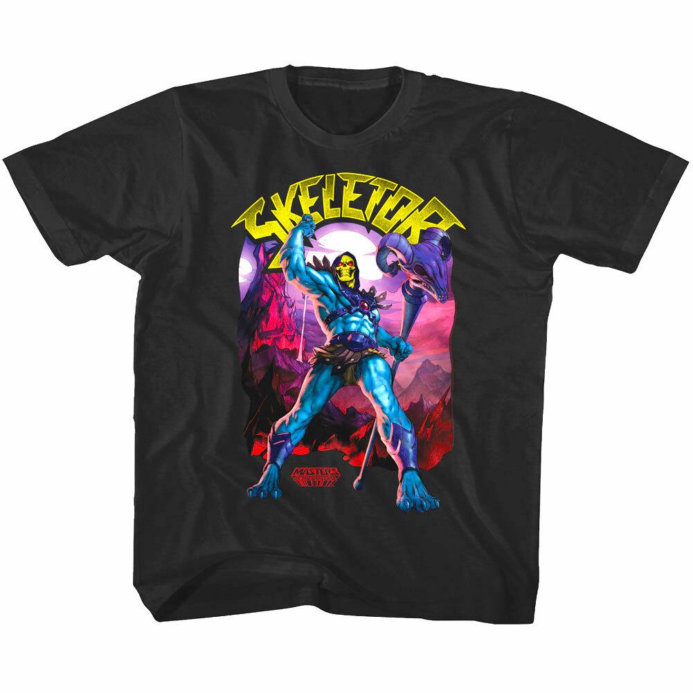 Masters of the Universe Skeletor Evil Overlord Kids T Shirt Villain Boys Girls S