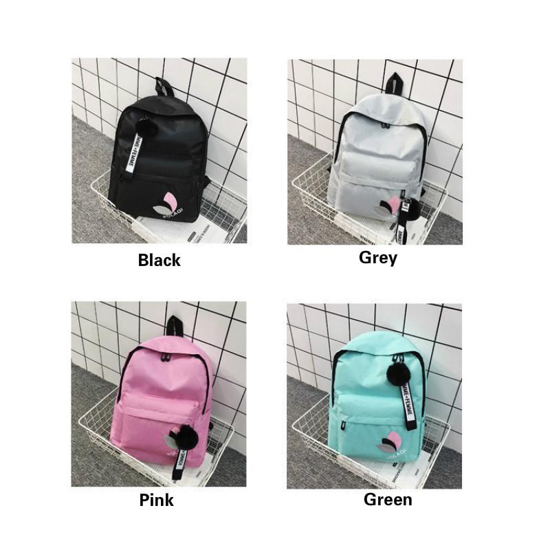 ladies black backpack handbolsa