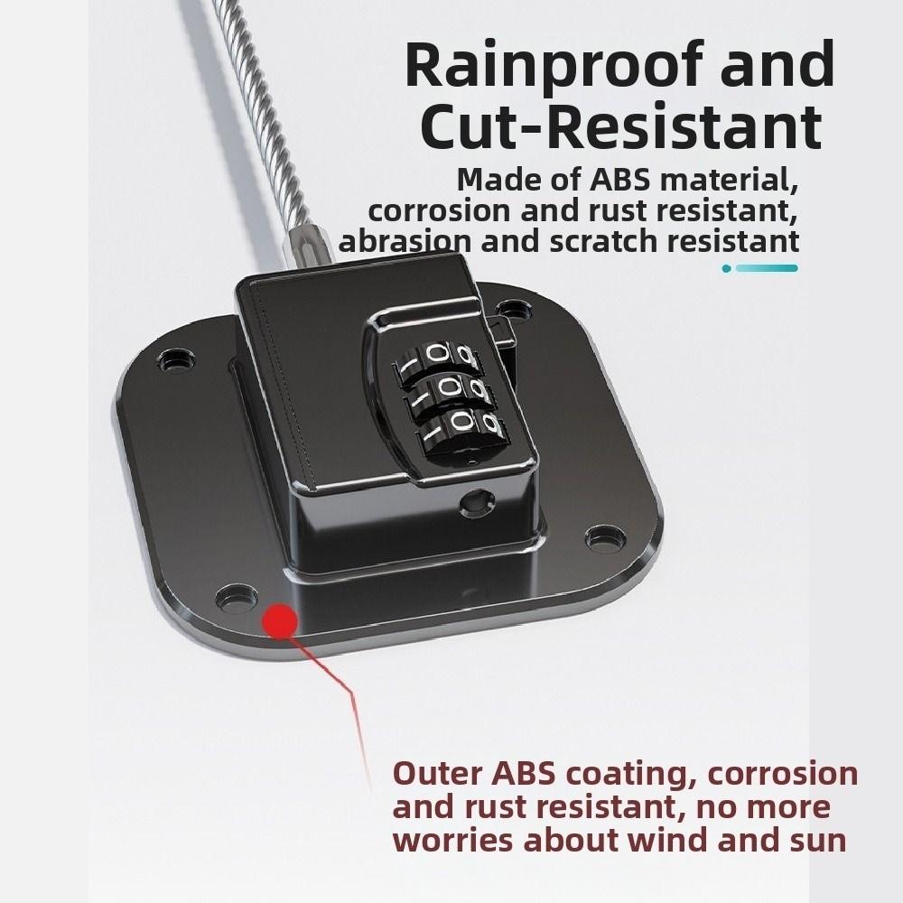 2Pcs Anti-Pinch Hand Baby Safety Password Lock 3-digit Cabinet Fridge Door Lock Drawer