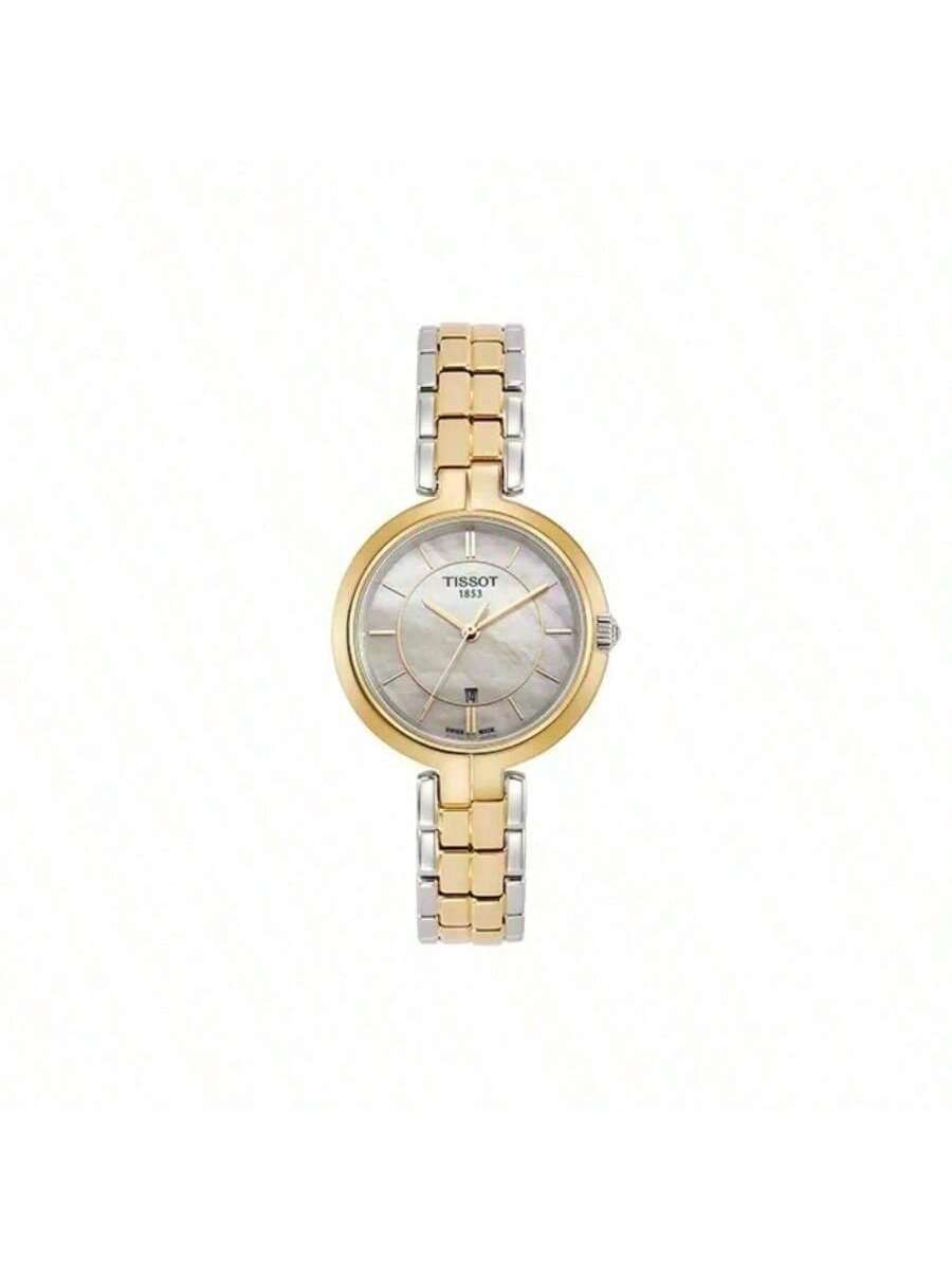 Tissot women s quartz movement watch with stainless steel strap T094.210.22.111.01 серебряный