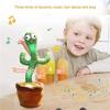 Charming Electronic Shake Body Dancing Cactus Plush Toy With Learning Speaking Feature