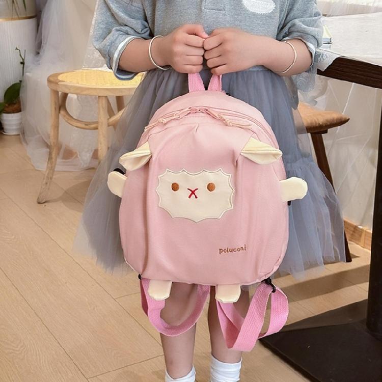 Child Crossbody Bag Cute Cartoon Sheep Backpack Lovely Backpack Kid School Bag