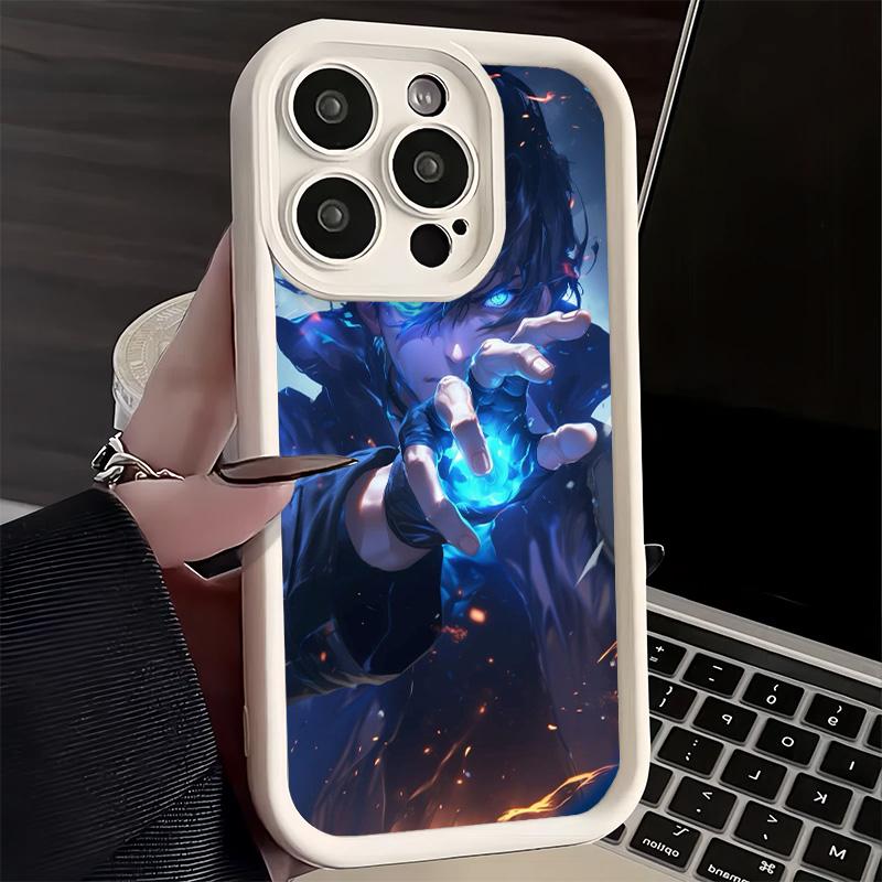Phone Case for iPhone 17 Air 16E 15 16 Pro Max S-Solos L-Levelings Anime Cover 14 Plus 13 12 Mini Soft Shell Silicone Fundas