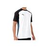 Puma Color Block Training Crew Neck Soccer Shirt Men Tops White 659129-04