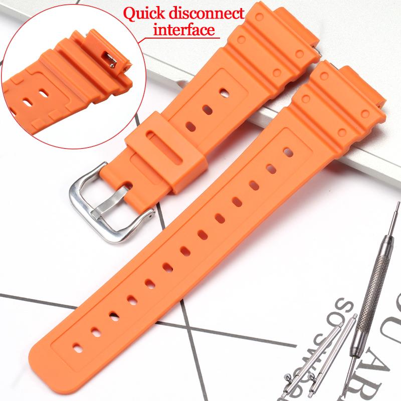Rubber Strap Suitable For Casio  GA 2100 GA 2110 Men's Sports Waterproof Strap Watch Accessories Replacement Wristband