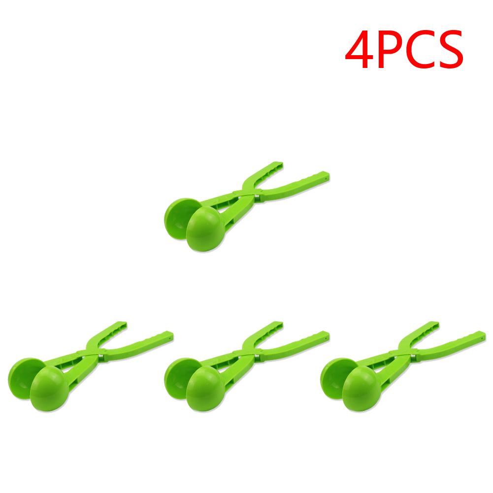 Creative Snowball Clip 3D Round Shaped Snow Snow Clip Toys Kids Sandy Beach Game Playing Tool Interactive Toys