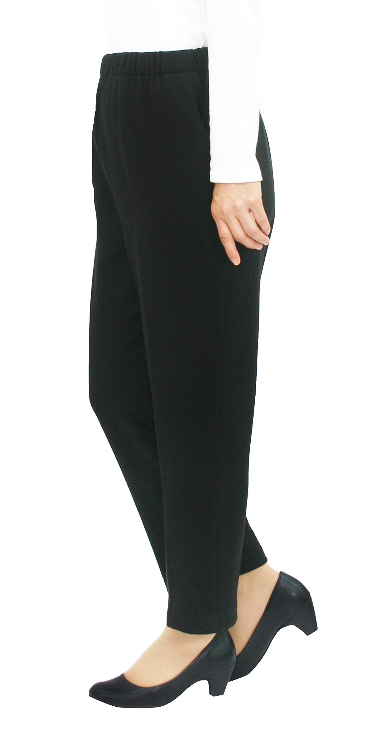 

Atrean Мягкий Эластичный Трикотаж 60см Размеры 3L [9248] Брюки на Флисовой Подкладке, Длина по Внутреннему Шву, M, L, LL, (Черный, 3 л) чёрный