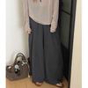 Retro Plaid Wide Leg Pants Women High Waist Loose Casual Trousers