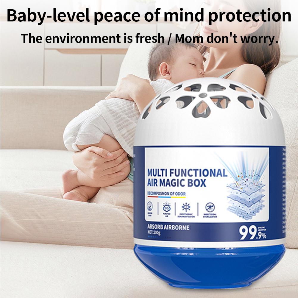 Plant Dust Removal Gel Film Type Super Suction Dust Magic Box Automatic Household Dust Cleaner Air Purification Dust Remover