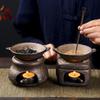 Ceramic Essential Oil & Incense Burner with Tea Roaster - Creative Indoor Candle Ornament
