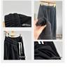 Extra Thick Black Wide-Leg Denim Women's Pants, Winter Retro Style with Plus Velvet Lining, 800g