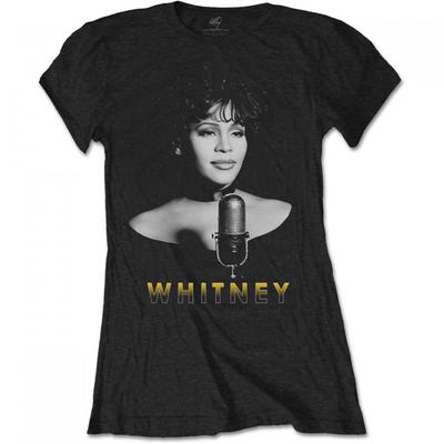 Whitney Houston dames/dames foto katoenen T-shirt
