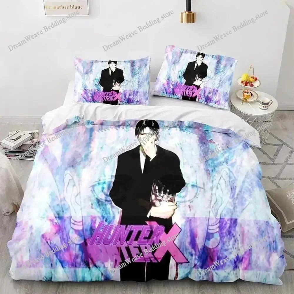 3D Print HUNTER×HUNTER Bedding Set Single Twin Full Queen King Size Bed Set Aldult Kid Bedroom Duvet Cover Sets963963