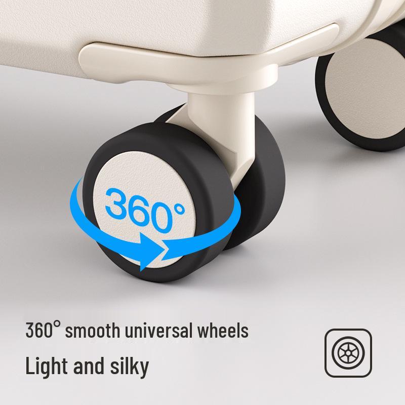 Multifunctional Trolley Suitcase: 20-inch Carry-On & 26-inch Large Capacity with Universal Wheels, Ideal for Students and Travelers