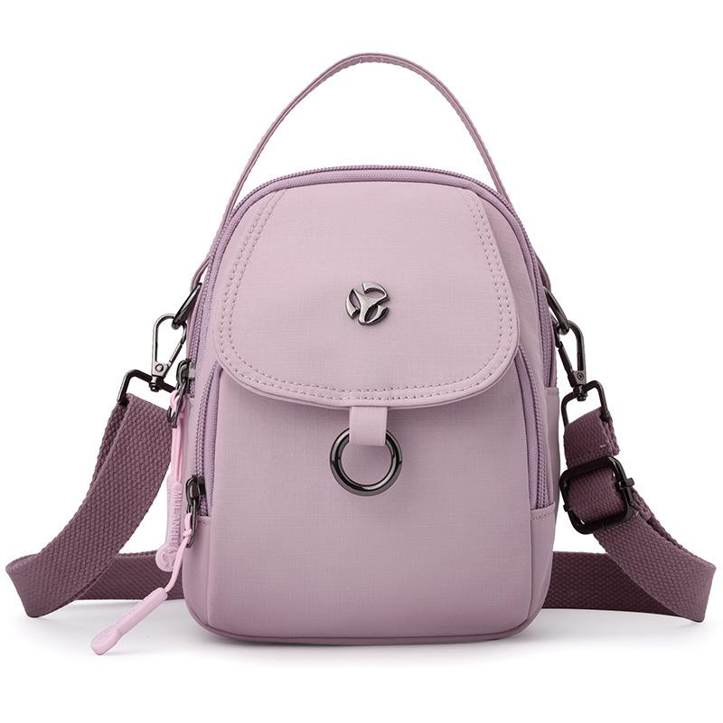 

Сумка для мобильного телефона, женская сумка через плечо, маленькая женская сумка, однотонная сумка через плечо фиолетовый