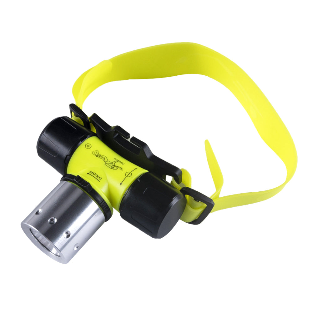 

New IPX8 Professional Diving Headlight Strong Magnetic Switch High Power T6 Lamp beads Long Endurance Head Mounts Flashlight
