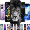 For ZTE Blade A34 4G Case BladeA34 Shockproof Soft TPU Silicone Phone Cover For ZTE Blade A 34 A34 Capa Cartoon Matte Bumper