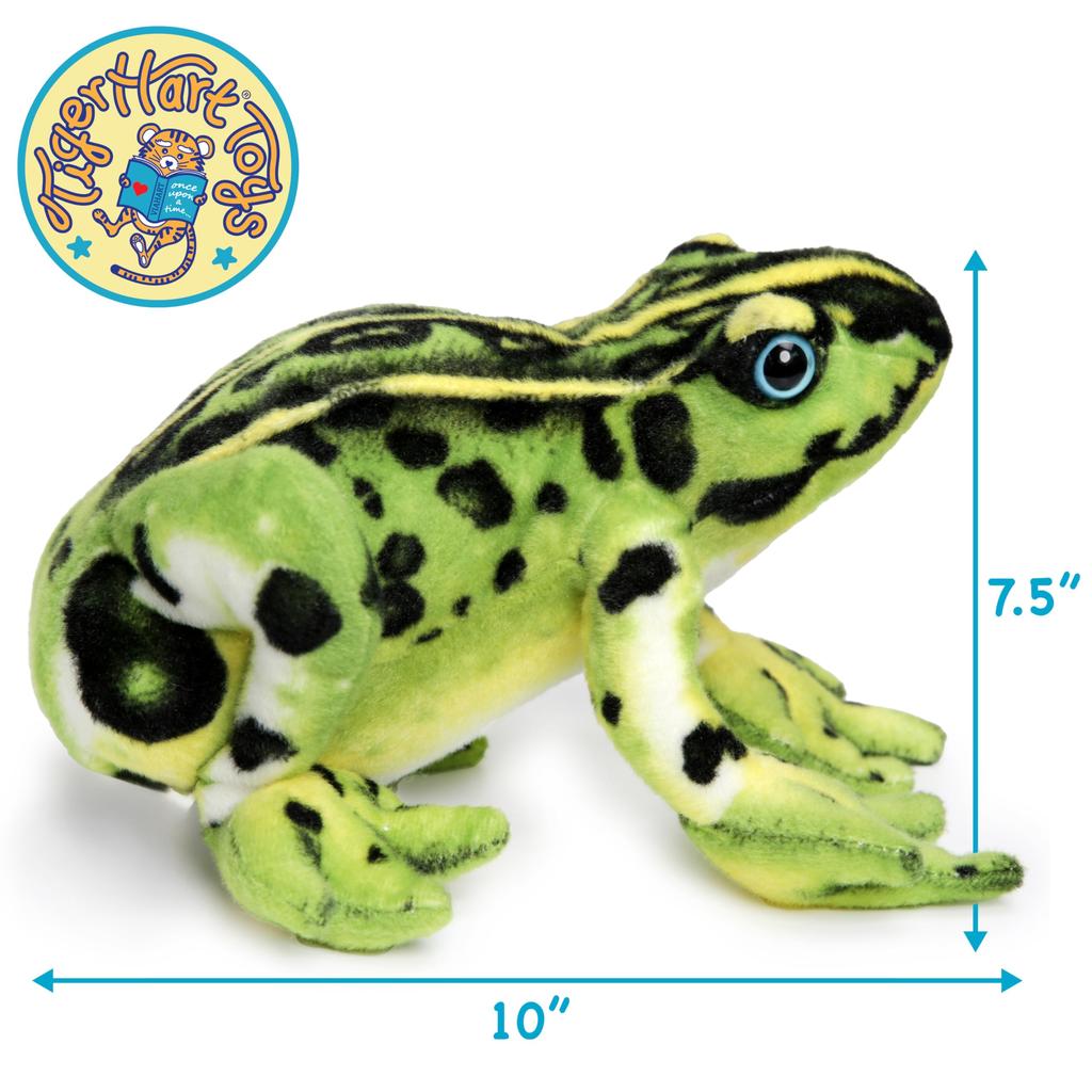 VIAHART Tiger Tale Toys Dart Tree Toad Plush Toy, Realistic 10-inch (26cm) Large Pet Frog [Official Japanese Product]