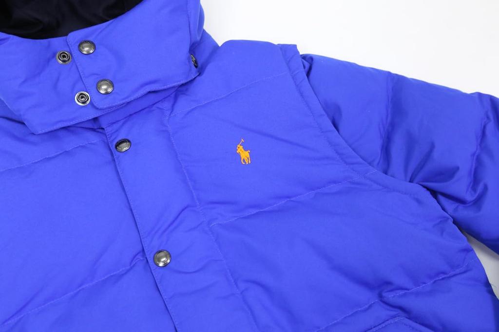 POLO RALPH LAUREN Down Size 0101963 Boys' 2-Way Jacket/Vest/Parka, M, BLUE, [Used]