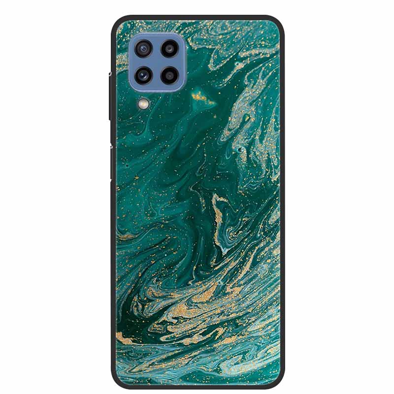 For Samsung Galaxy A12 Case Marble TPU Silicone Soft Phone CoverFor Samsung Galaxy M12 Case Samsung F12 Protector Gift New Para
