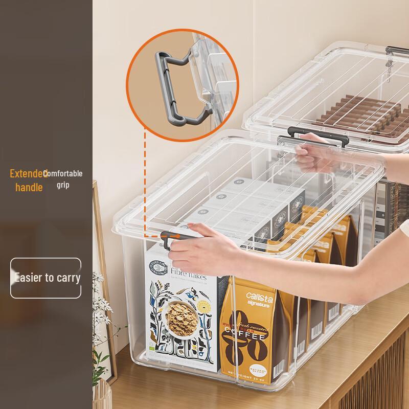 Jiabangshou Transparent Plastic Storage Box