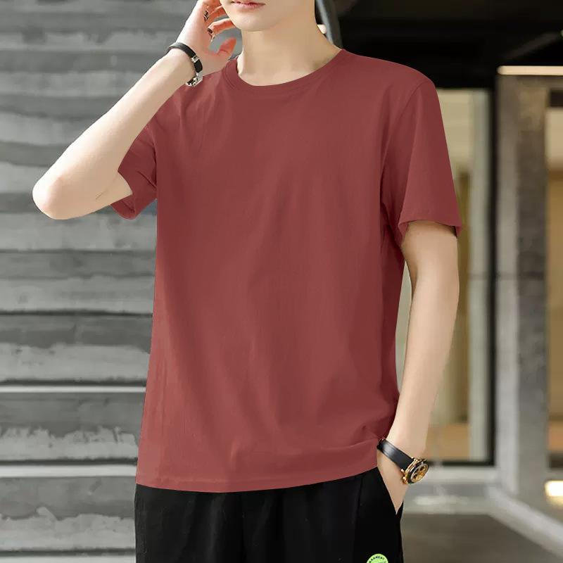 Men's Short Sleeve Crew Neck T-Shirt Soft Casual Daily Wear Basic Top