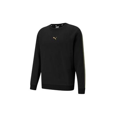 Metallic Nights Crew Fleecefutter Strickpullover Herren Sweatshirt Schwarz 587141-01