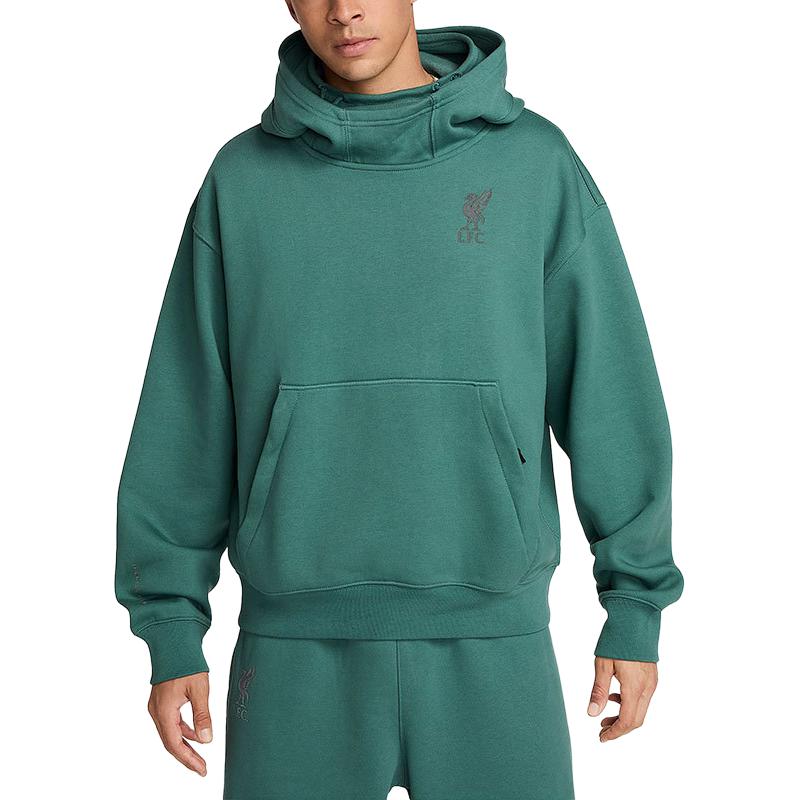 Nike Therma-FIT Tech Pack Liverpool Football Club Solid Color Hoodie Men Hoodies Green FQ7787-361