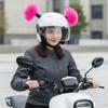 2 ks/Sada Samolepicí copánky na motocyklovou helmu pro motocyklovou cyklistiku lyžování