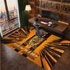 Hull FC Personalized Crystal Velvet Carpet, Customized Name Text Soft Anti‑Slip Rug for Living Room Bedroom