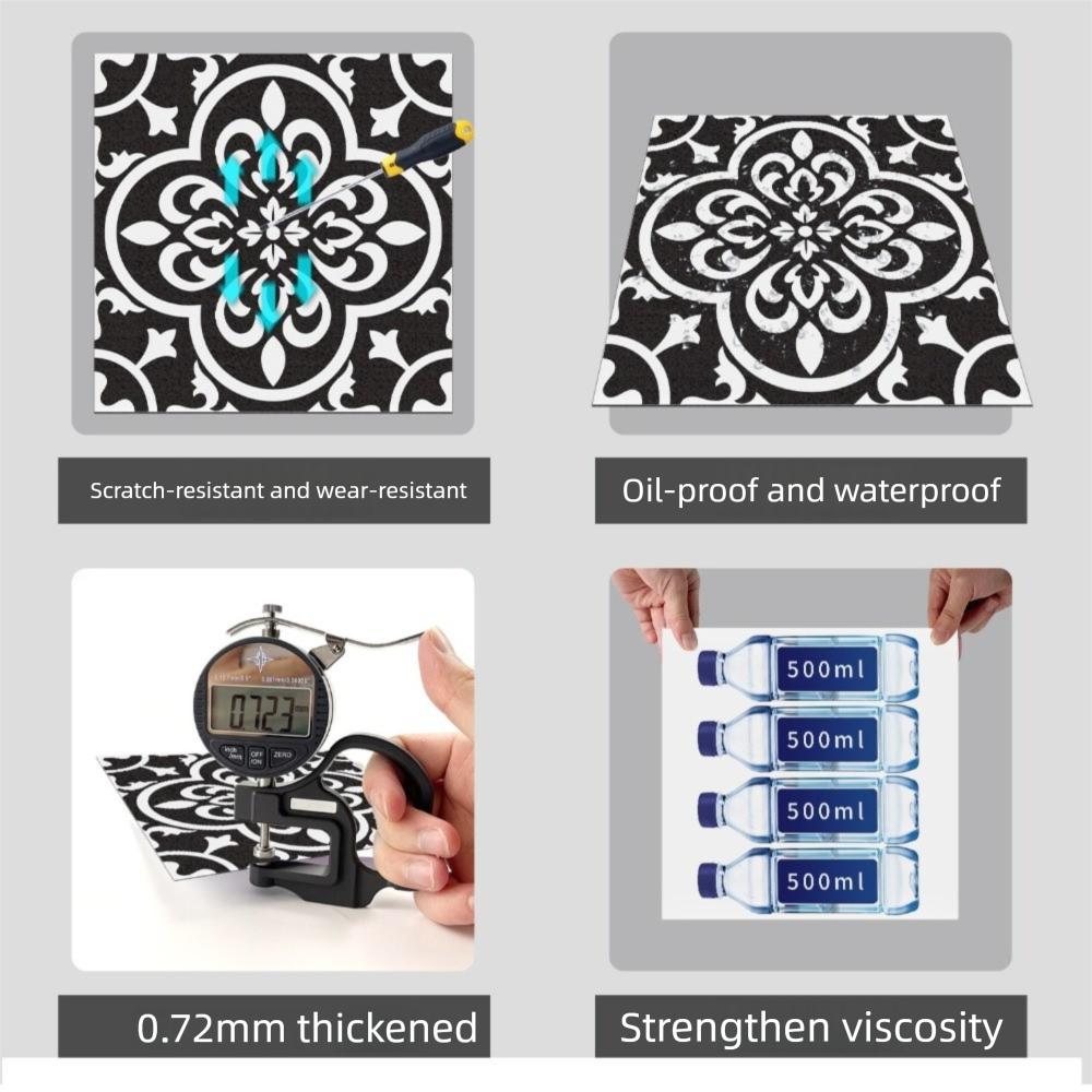 Removable Floor Sticker Self-adhesive Waterproof Sticker New Self Adhesive Sticker  Room Decoration