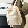 Sac à dos rétro en cuir PU Grande capacité Sac à dos décontracté pour femme avec plusieurs poches Parfait pour le travail quotidien, l'école et le shopping Sans pendentif