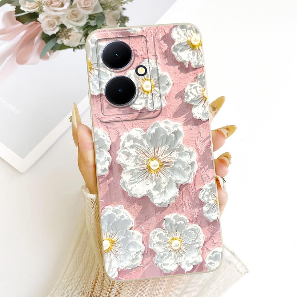 

Bow Pattern Butterfly Flower Cherry Back Cover For Vivo V29 Lite / Vivo Y27 Y27s Y36 4G 5G Phone Case Soft Matte Silicone Casing Vivo Y36 4G 5G