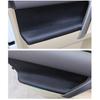 4pcs Microfiber Door Panel Armrest Leather Cover Trim For Toyota Prado 2010-2018