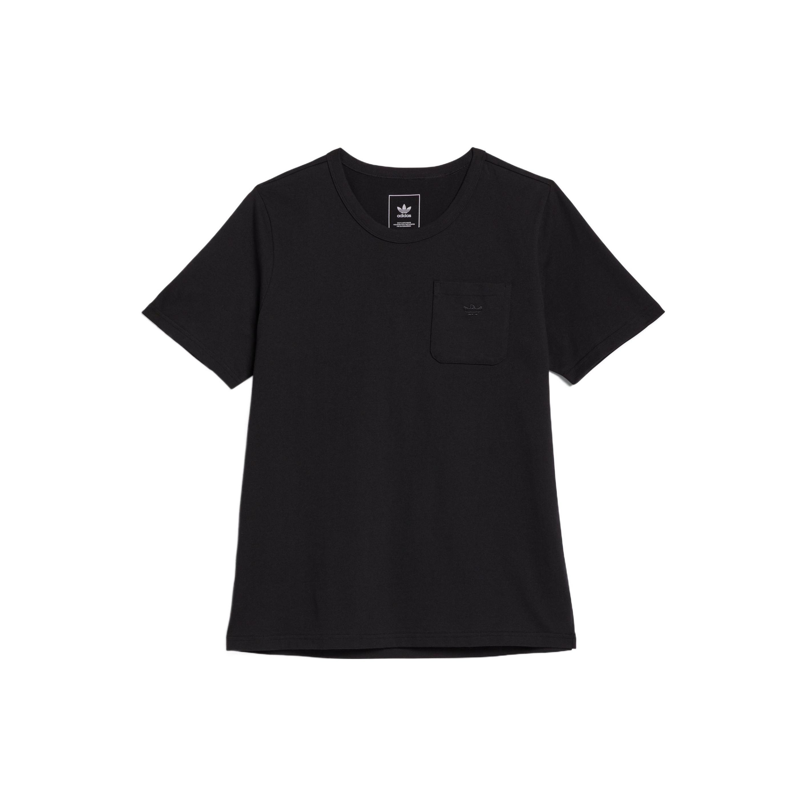 adidas Original Shmoofoil Heavyweight Pocket Tee  Black  Men s HM6859 S