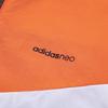Adidas Pánská bunda s kapucí Neo Color Block s vyšívaným logem Pánská bunda Oranžová GP5701