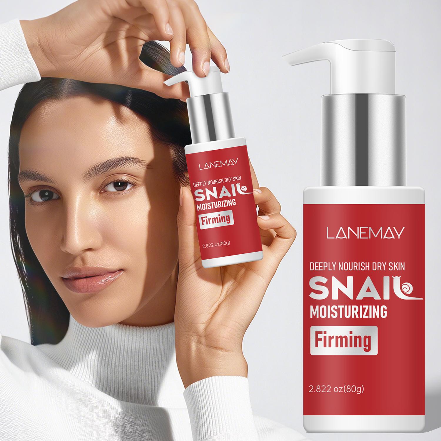 

КРЕМ СО СЛИЗЬЮ УЛИТКИ-С Гиалуроновой Кислотой и Коллагеновым Протеином-Глубоко Питает Сухую Кожу-Подходит для всех Типов Кожи,80г