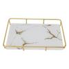Bathroom Vanity Tray Modern Stylish Anti Slip Kitchen Sink Countertop Storage Organizer L White