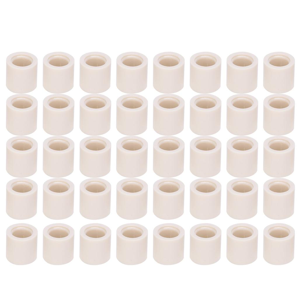 40pcs Fiber Billiards Stick Pool Cue Ferrules Tubes Replacement Parts Repair Accessories 13MM 0.5in