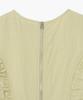 Milo Woman Shirred Zip-Up Mini Dress [Pale Yellow]