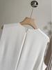 Elegant High-End V-Neck Sleeveless Dress for Women - Spring/Summer Three-Tone Acetate Wide Flare Skirt