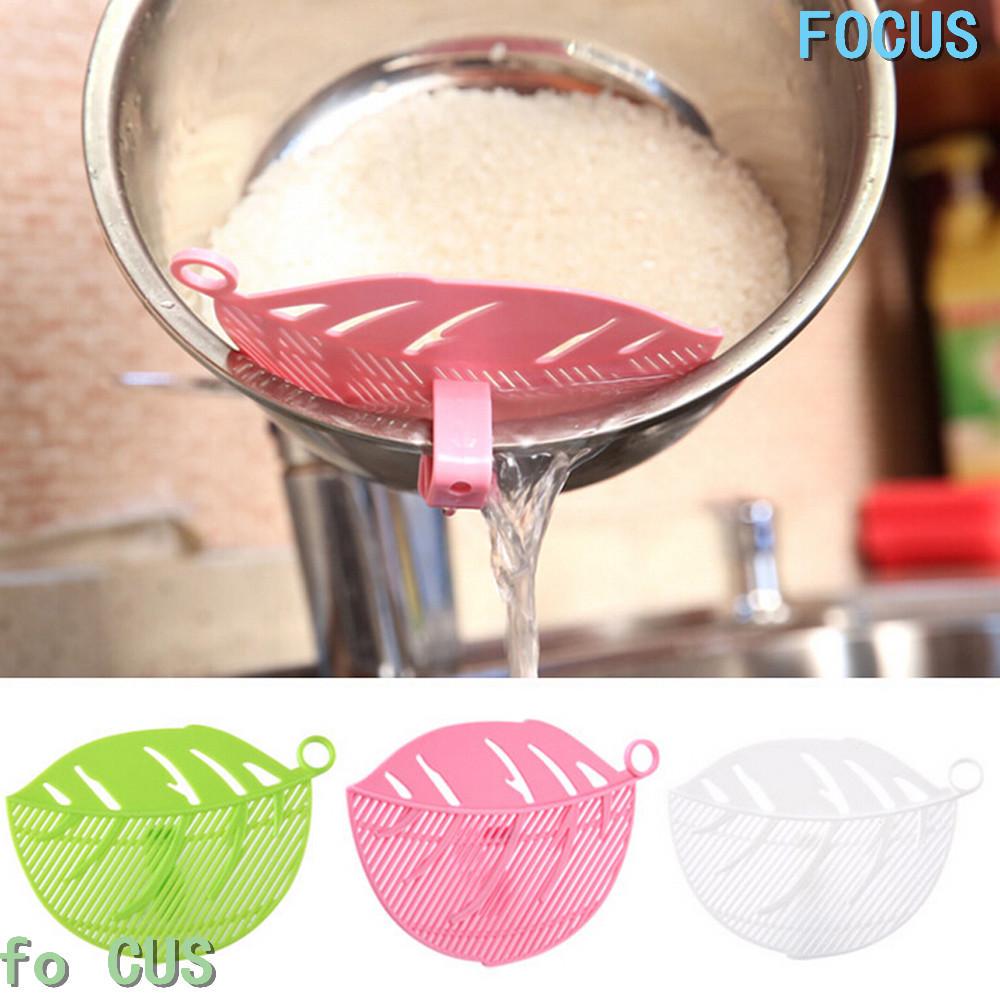 

FOCUS 1PC фокус Прочный чистый лист Форма риса мыть сито Очистка Гаджет Кухня Клипы инструмент