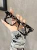 1/2 PCS Fashion Square Plastic Frame Classic Women Clear Glasses For Men Daily Life Take Photo Eyeglasses Clothing Accessories.