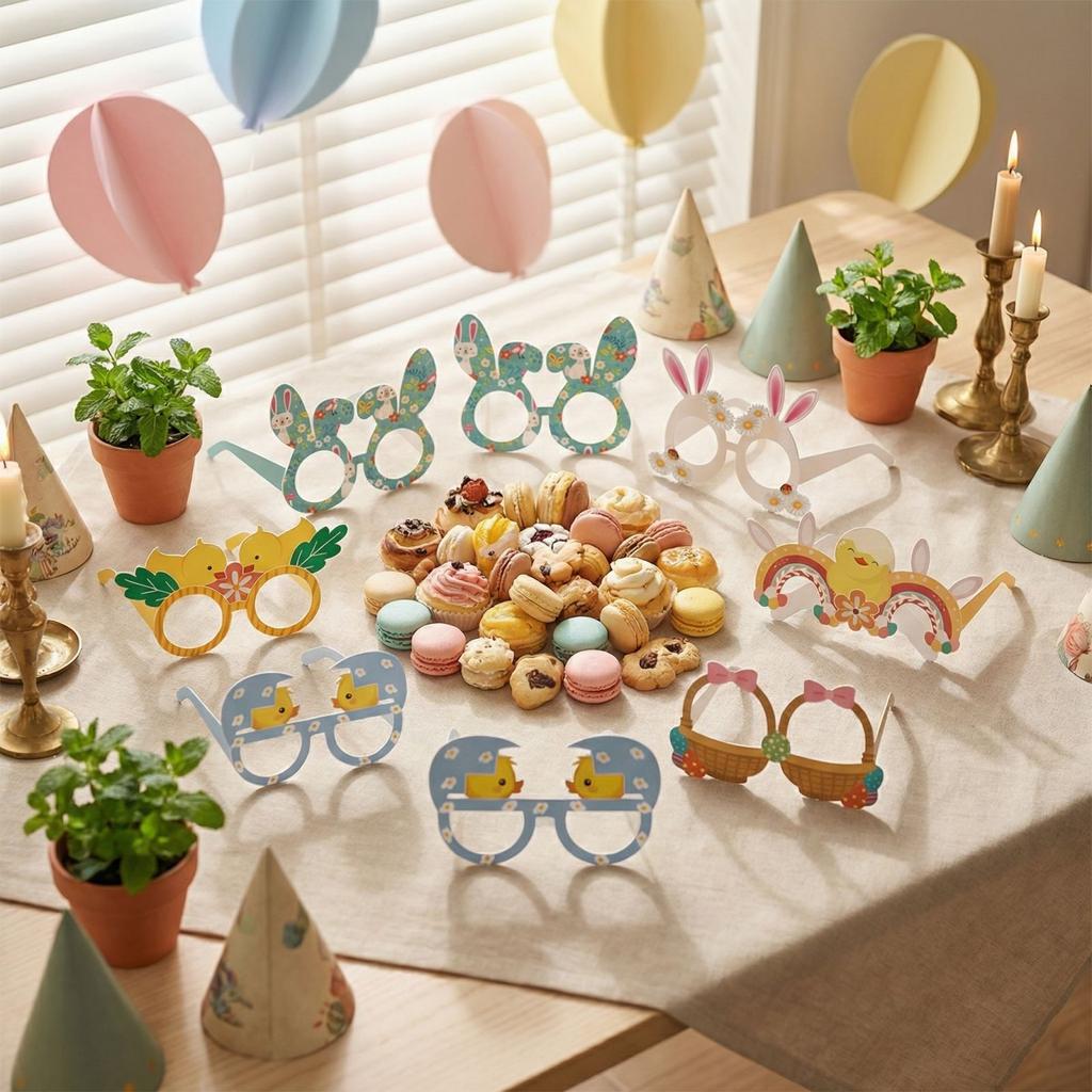 Easter Party Decoration Paper Glasses