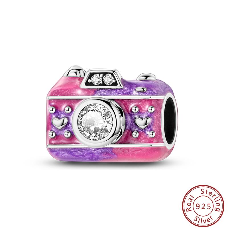 100% Metal Camera Typewriter Robot Bow Sweet Charms Beads 3Mm Make your own Best Fine Accessory Gifts Making Elegant Fashion Beautiful Lovely