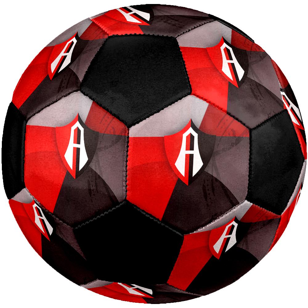 SIZE 5 Atlas Football Club Soccer Ball Colorful All Ages Machine Stitched PVC Competition Ready Durable High-Bounce