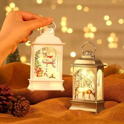 Weihnachtsdekorationen Leuchtende Handöllichter LED Fensterdekoration Party Kinder Kleine Geschenke