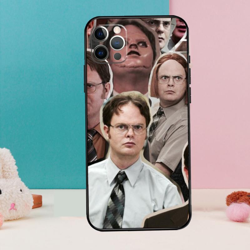 

Dwight the office Jim Makes Phone Case For iPhone 16 15 13 12 11 14 Pro Max 12 13 mini XR 15 16 Plus 16e Cover Coque iPhone 16 Pro