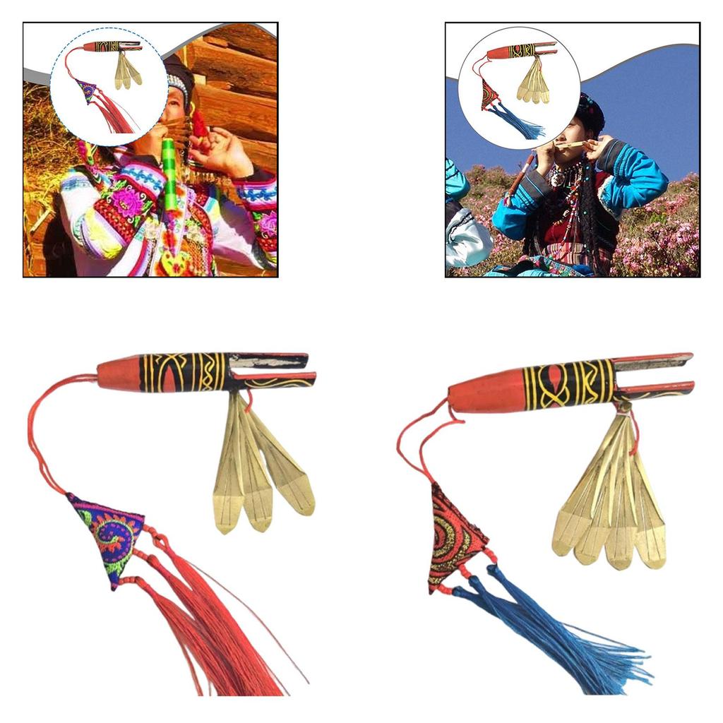 Portable Jaw Harp Folk Instrument - Professional Yi Nationality Mouth Harp for Beginners And Music Lovers Beautiful Sound